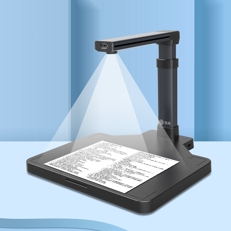 Document Camera Visualizer - ماسح ضوئي محمول للمستندات والكتب مع