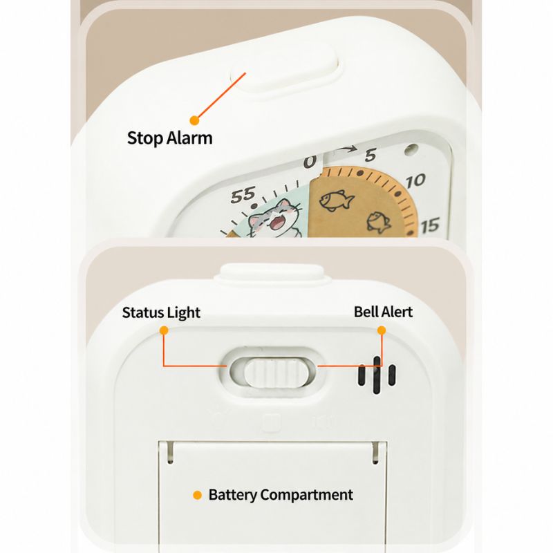 مؤقت عد تنازلي دوار، منظم وقت  - مراجعة Electronics Gadgets For Kids وسعره