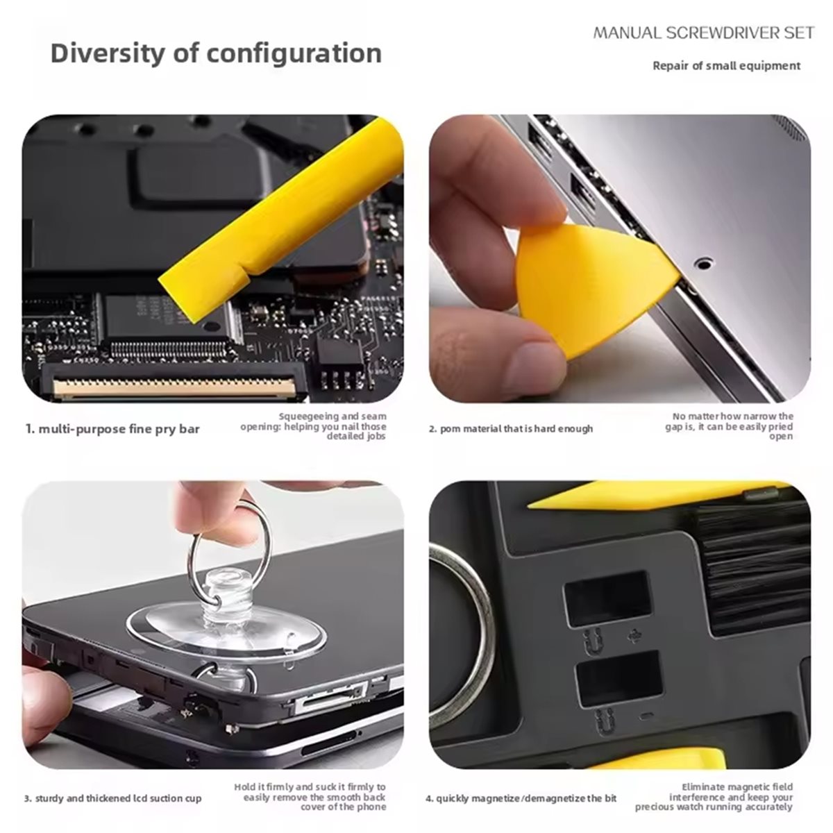 مجموعة مفكات دقيقة متعددة الاس - مراجعة Electronics Repair Gadgets وسعره