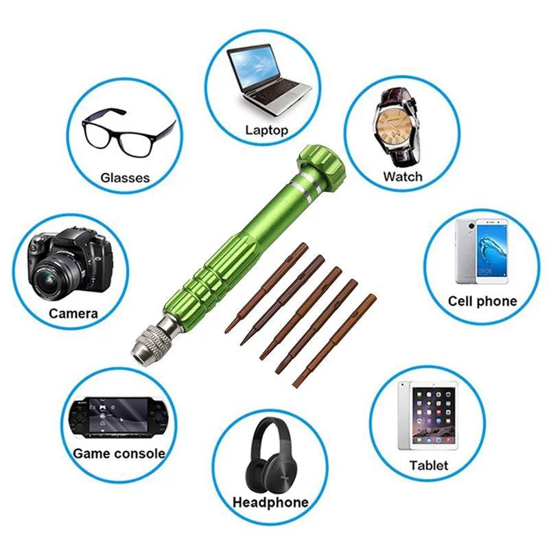 طقم مفك براغي صغير متعدد الوظا - مراجعة Electronics Repair Gadgets وسعره