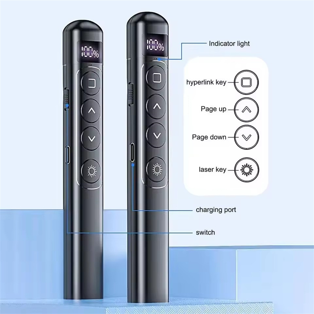 قلم عرض تقديمي لاسلكي بتقنية R - مراجعة Laser Pointer Presenter وسعره